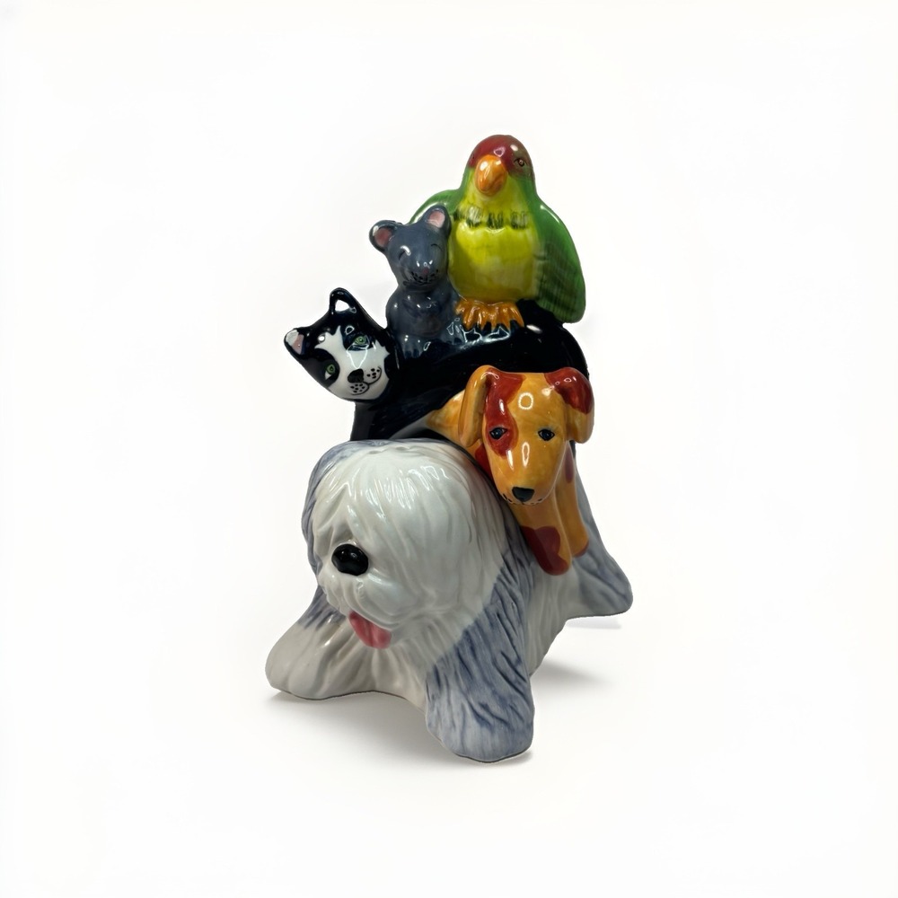 Clay Art Pet Shop Salt And Pepper Shakers